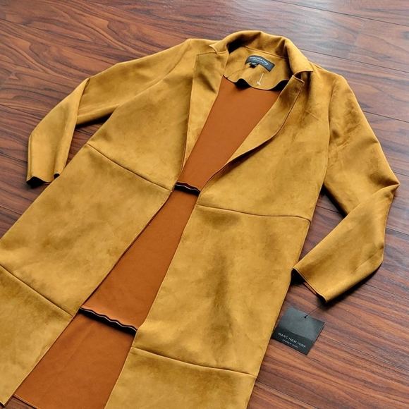 Marc New York Andrew Marc tan rust suede jacket Size XS - Picture 4 of 6